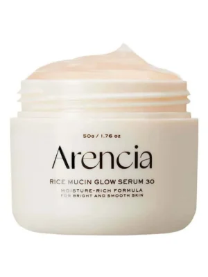 Arencia Rice Mucin Glow Serum 30 - Intenzivně rozjasňující sérum s Rýžovým komplexem Rychlé Dodání