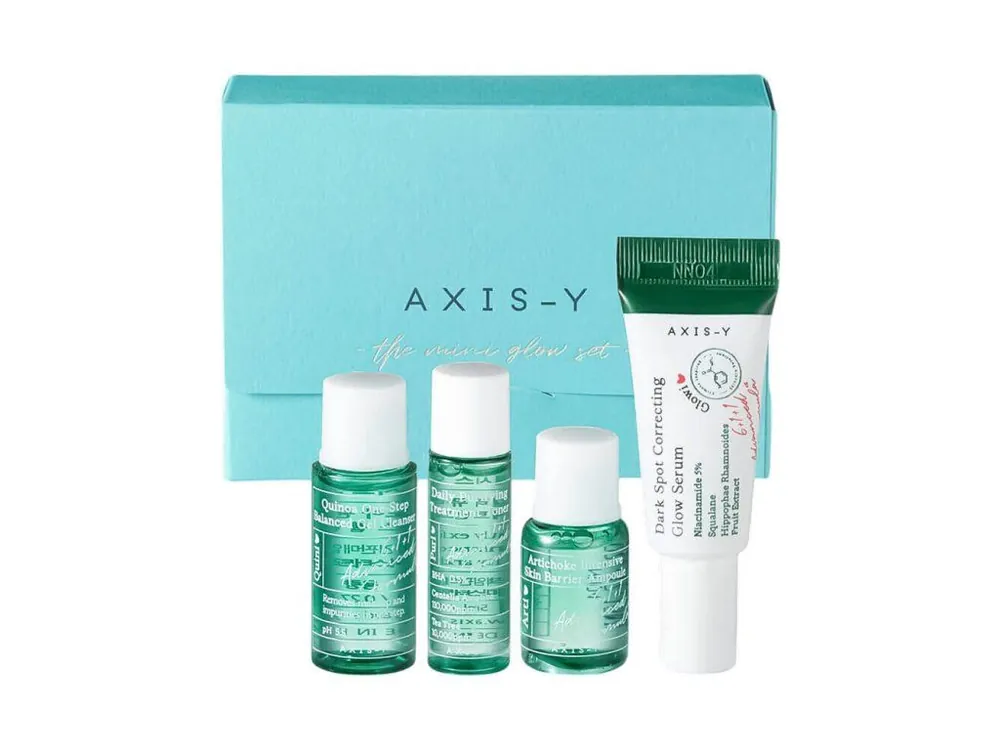 AXIS-Y The Mini Glow Set - Sada mini-produktů pro rozjasnění pleti Nejlepší Volba