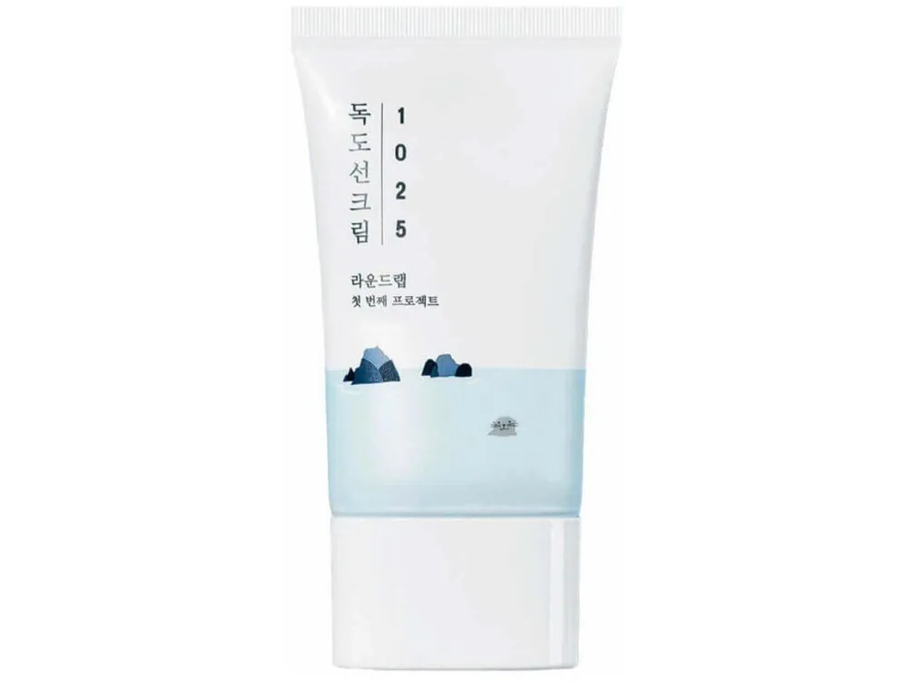 Zlevněný Round Lab 1025 Dokdo Sunscreen SPF50+ PA++++ - Opalovací krém s mořskou vodou